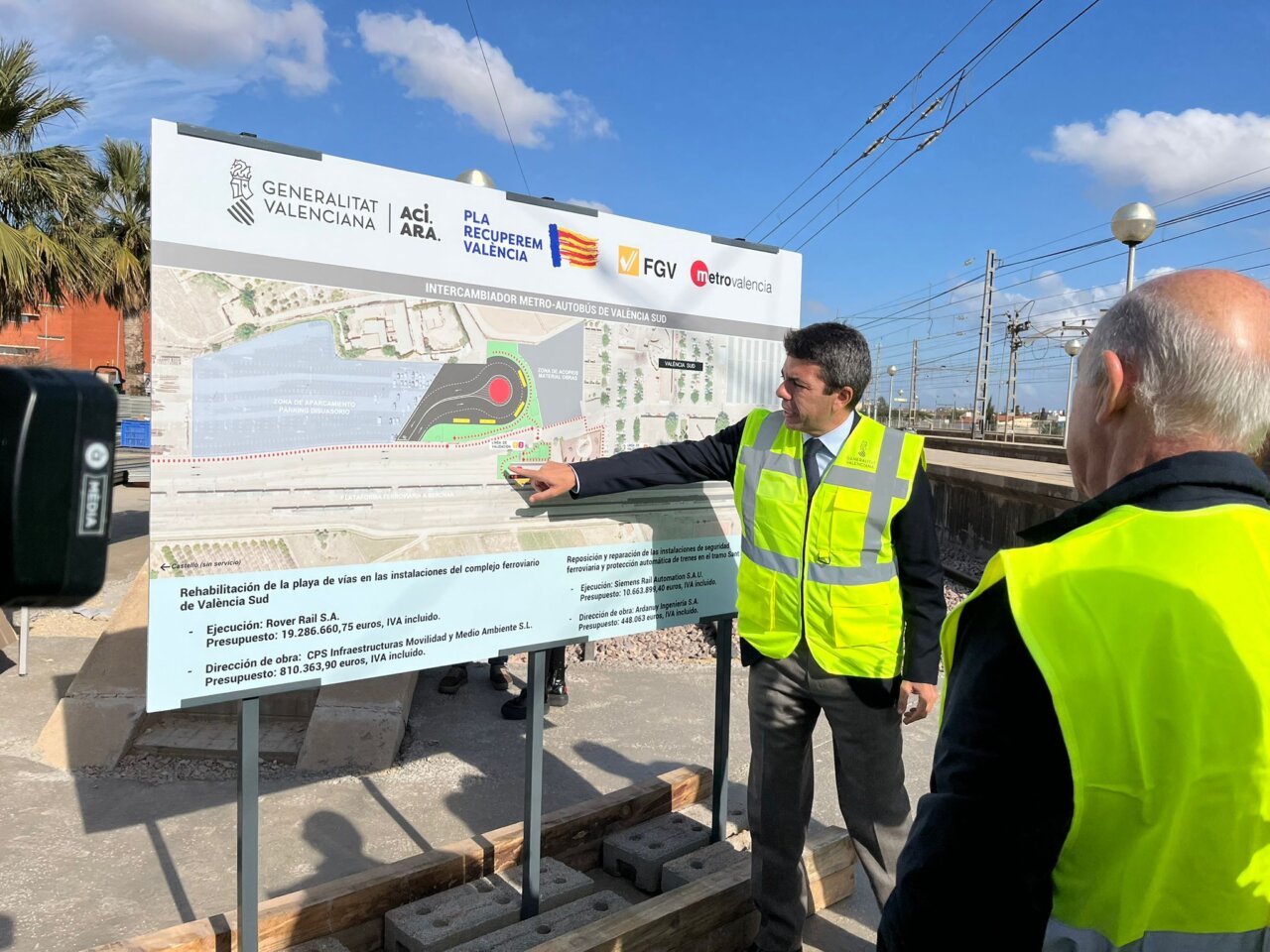 Mazon visita obras Valencia Sud