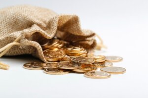 monedas de oro