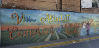 mural apoyo comercio local Albalat Sorells