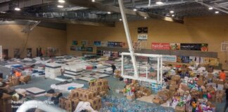 Pabellón Picanya durante la DANA