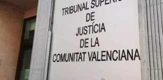 Placa del Tribunal Superior de Justicia de la Comunidad Valenciana en Mislata