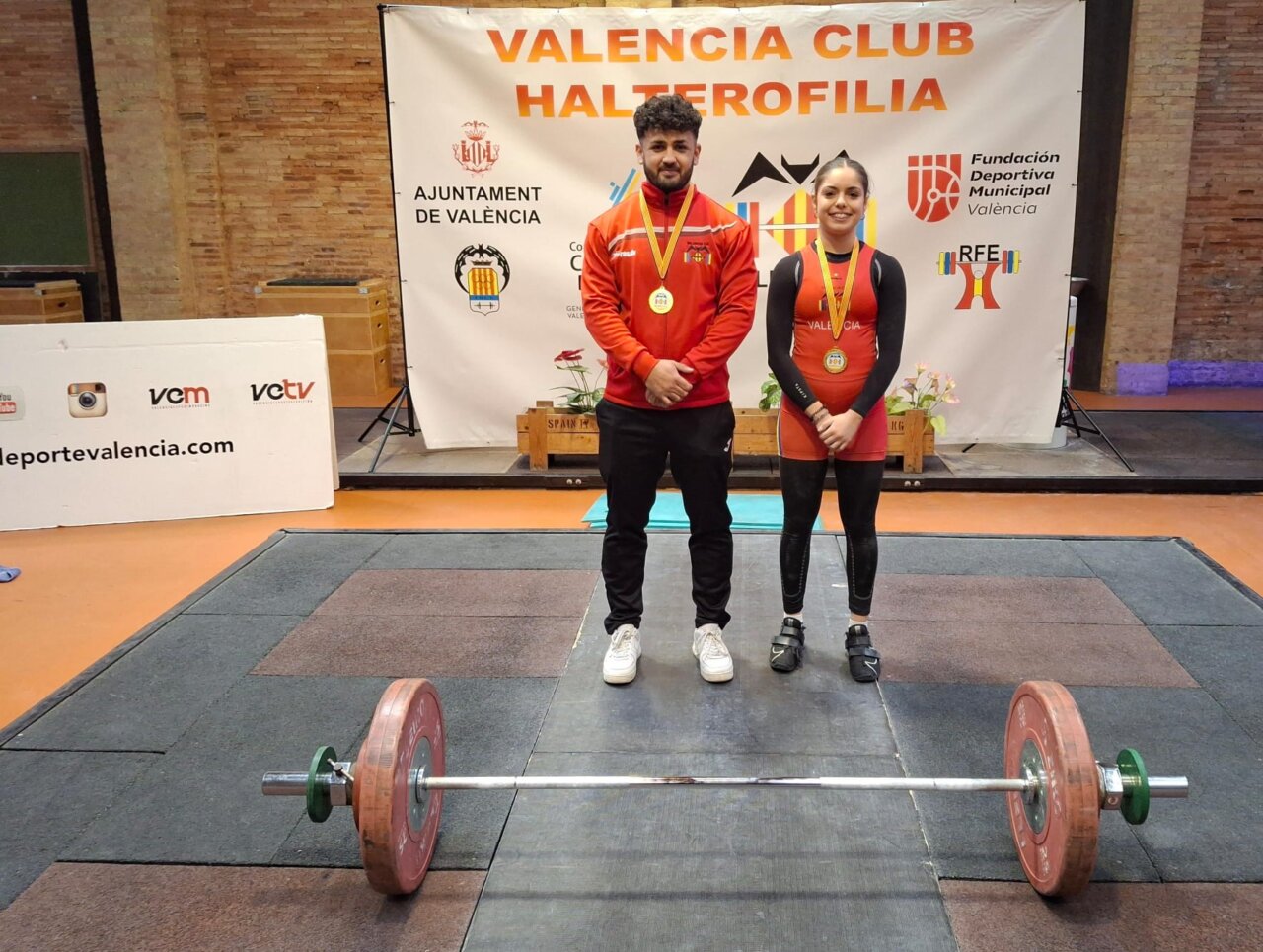 ganadores torneo de Navidad del Valencia Club de Halterofilia