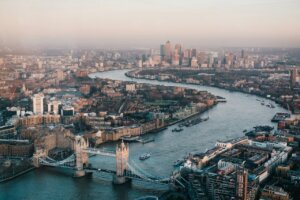 Vista aérea de Londres