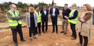 Carlos Mazón visita las zonas agrícolas de Torrent y Catarroja dañadas por la riada