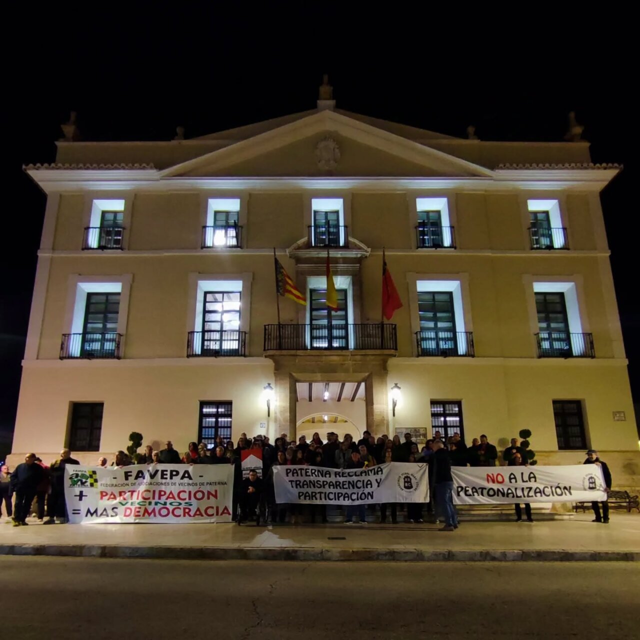 manifestación vecinos Paterna