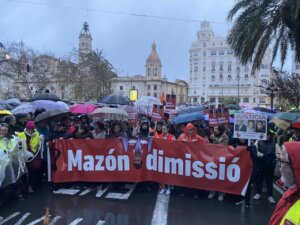 manifestacion DANA Valencia
