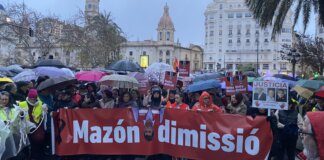 manifestacion DANA Valencia