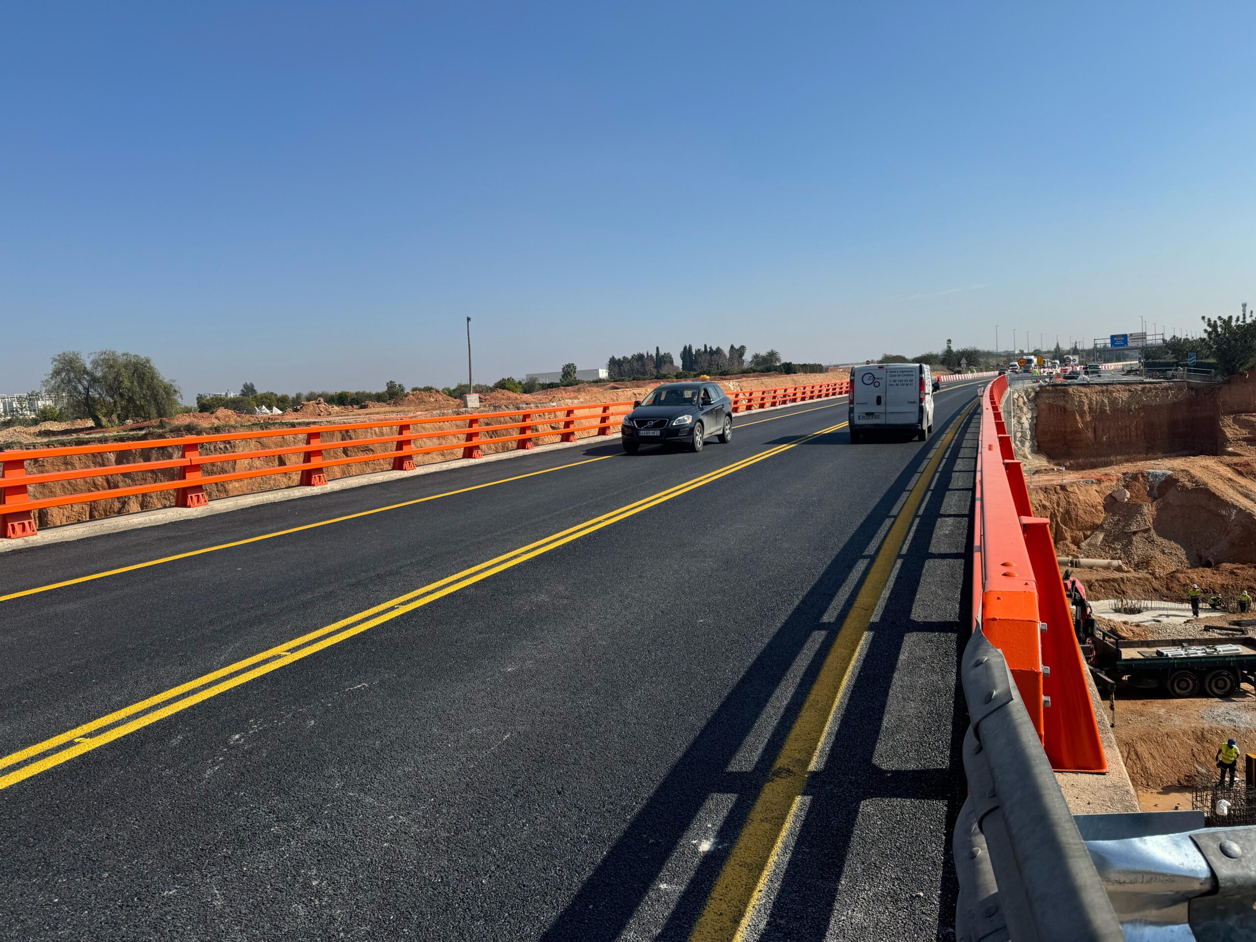 Puente CV-36 reabierto al tráfico tras inundaciones