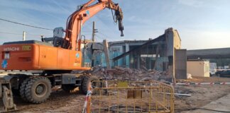 reconstrucción estación Paiporta Metrovalencia