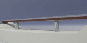 Modelo de la nueva passarel·la en Picanya tras la DANA