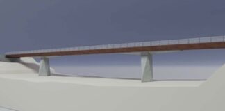 Modelo de la nueva passarel·la en Picanya tras la DANA