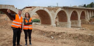 Torrent invierte 1,8 millones en la recuperación del puente histórico sobre el barranco del Poyo