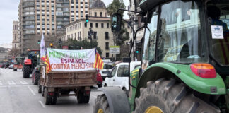 Tractorada Valencia protesta Mercosur