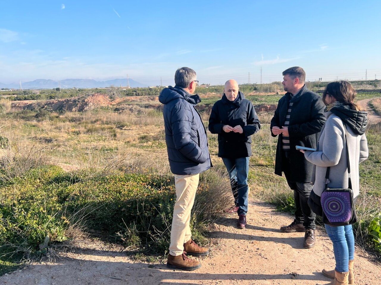 Visita de la CHJ a Alfara del Patriarca