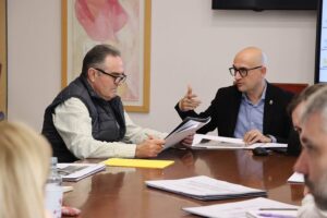 Reunión entre Francisco José Gan Pampols y Toni Saura en Alaquàs