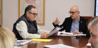 Reunión entre Francisco José Gan Pampols y Toni Saura en Alaquàs