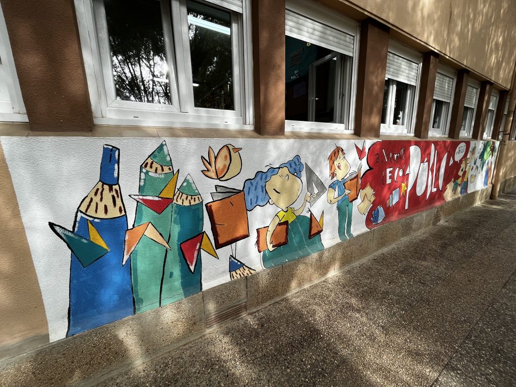 Xirivella mural escoles en valencià