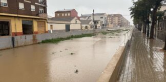 Las imágenes de la alerta naranja en la comarca de l'Horta