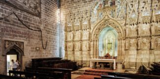 Interior de la Capella del Sant Calze en la Catedral de Valencia