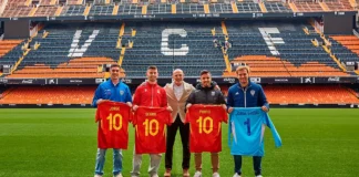 Homenaje de la seleccion española a los pueblos más golpeados por la DANA