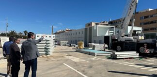 montaje aulas prefabricadas IES Berenguer Dalmau de Catarroja