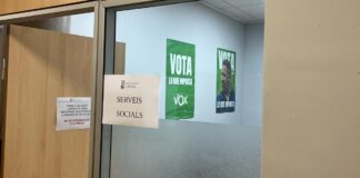 Compromís estudia acciones legales por la presencia de carteles de Vox en los Servicios Sociales de Albal