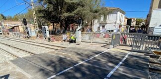 Finalitzada la reconstrucció del pas a nivell sobre la línia de metro de Picanya