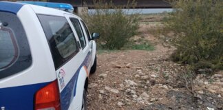 Protección Civil de Moncada en el barranco del Carraixet