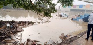 campo del E1 Paiporta tras la DANA