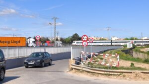 Catarroja paso inferior de las vías del tren