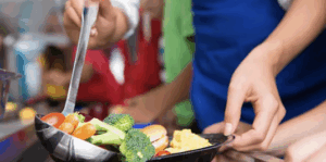 comida y cocinero