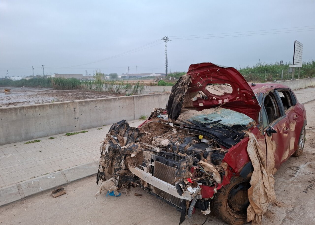 DANA Catarroja vehículos siniestrados