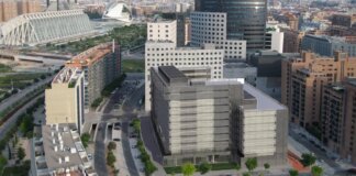 fotomontaje futura sede agencia tributaria en Valencia