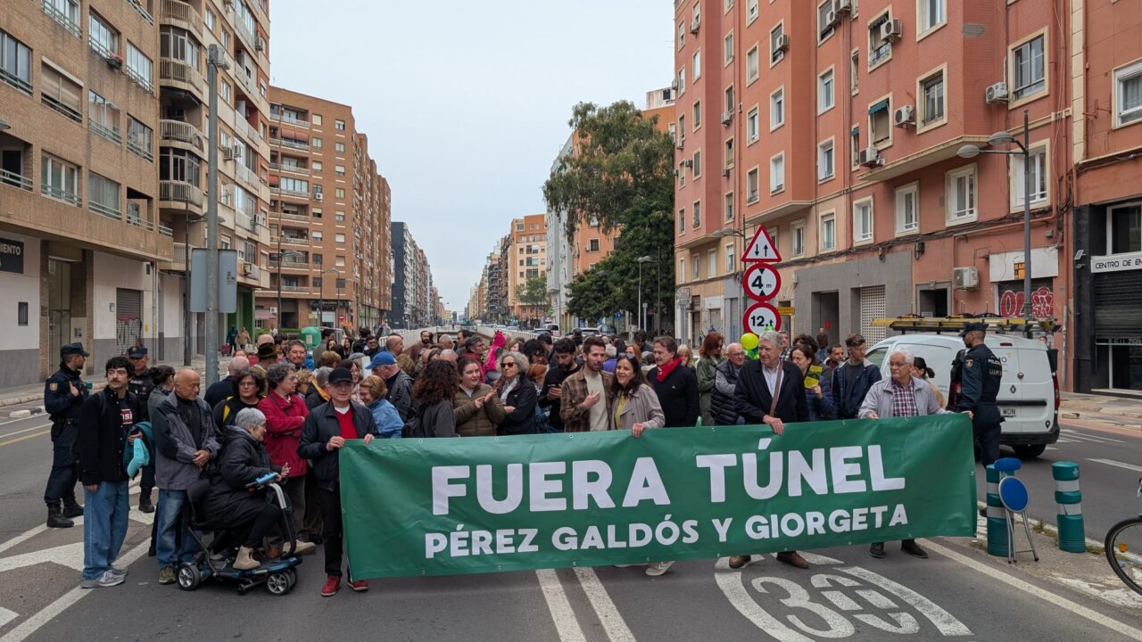 Fuera túnel Pérez Galdós