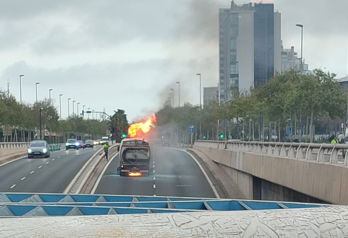 incendio ronda norte de Valencia