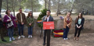 Sagredo en el paredón de Paterna