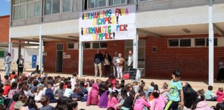 Mural colegio Alaquàs en el CEIP Rosa Serrano