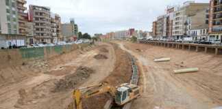 obras CHJ barranco Paiporta