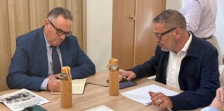 reunion Gan Pampols con Jose Francisco Cabanes en la Manocmunitat de l'Horta Sud