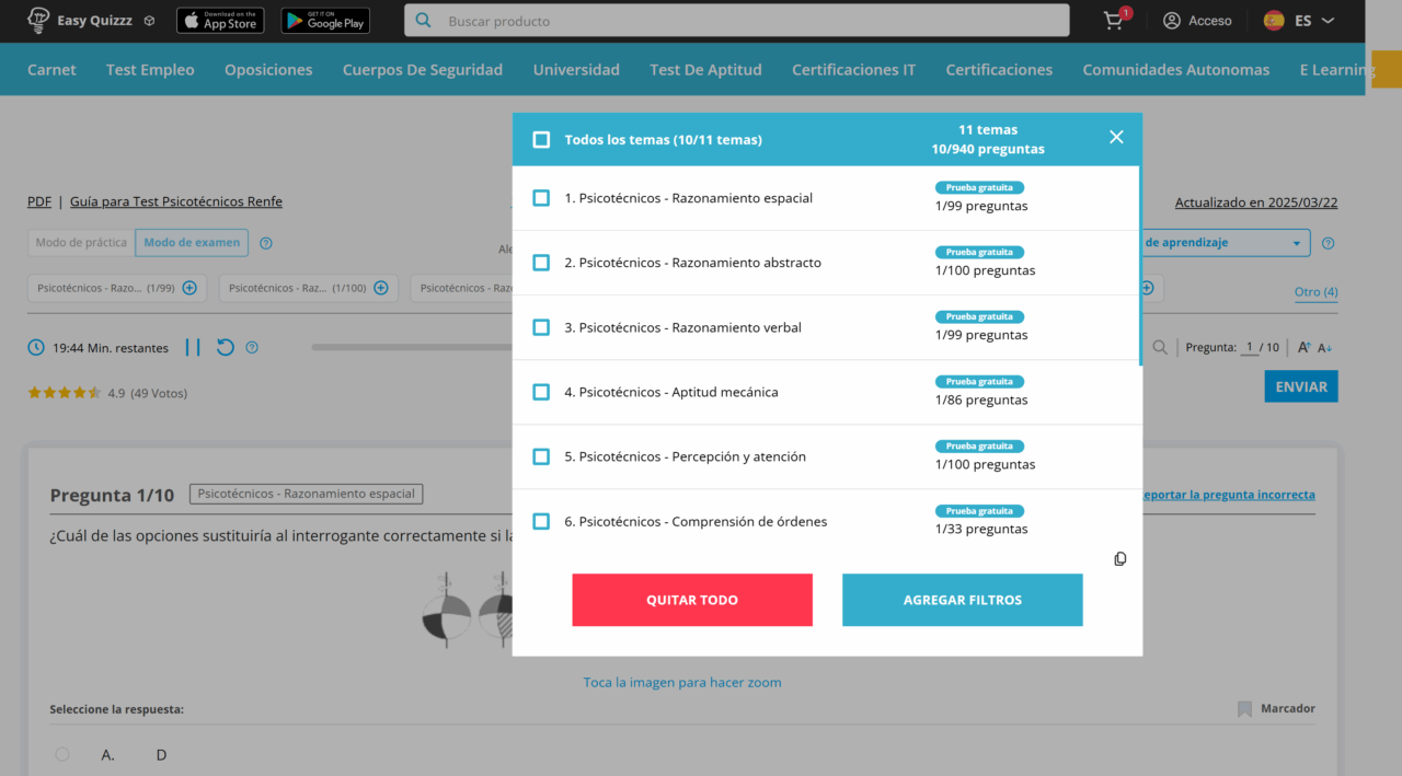 test psicotécnicos de renfe