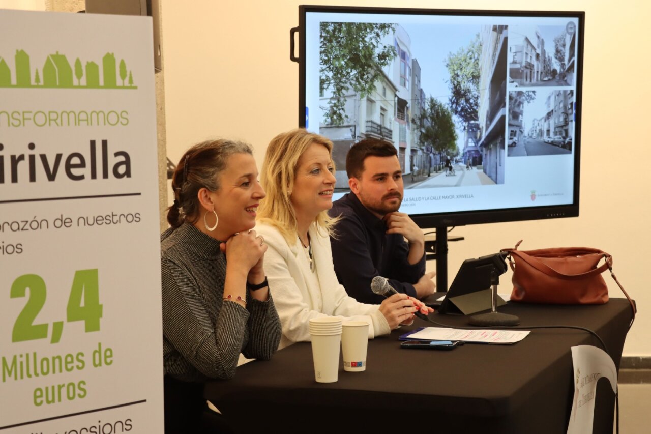 Xirivella presenta a la ciudadanía la reurbanización de la Plaza de la Virgen de la Salud y la Calle Mayor, el segundo gran proyecto del POI