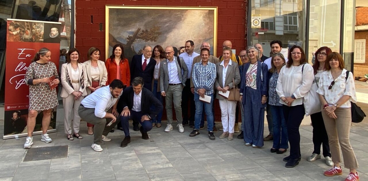 alcaldes DANA con obras de arte del Museo del Prado