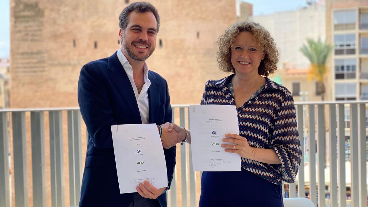 Amparo Folgado y Guillermo Alonso del Real