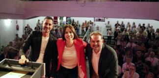 Diana Morant en el congreso del PSPV de l'Horta Sud