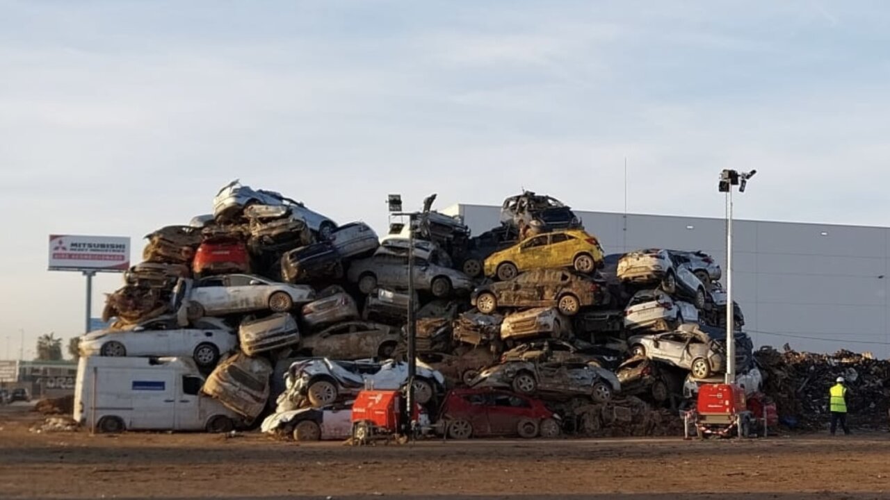 El Punto de Transferencia de Residuos de DANA en Catarroja