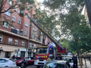 incendio calle Artes Gráficas