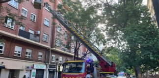 incendio calle Artes Gráficas