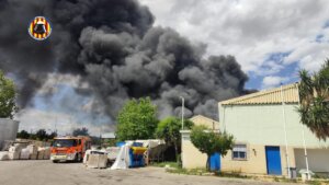 Incendio en Silla