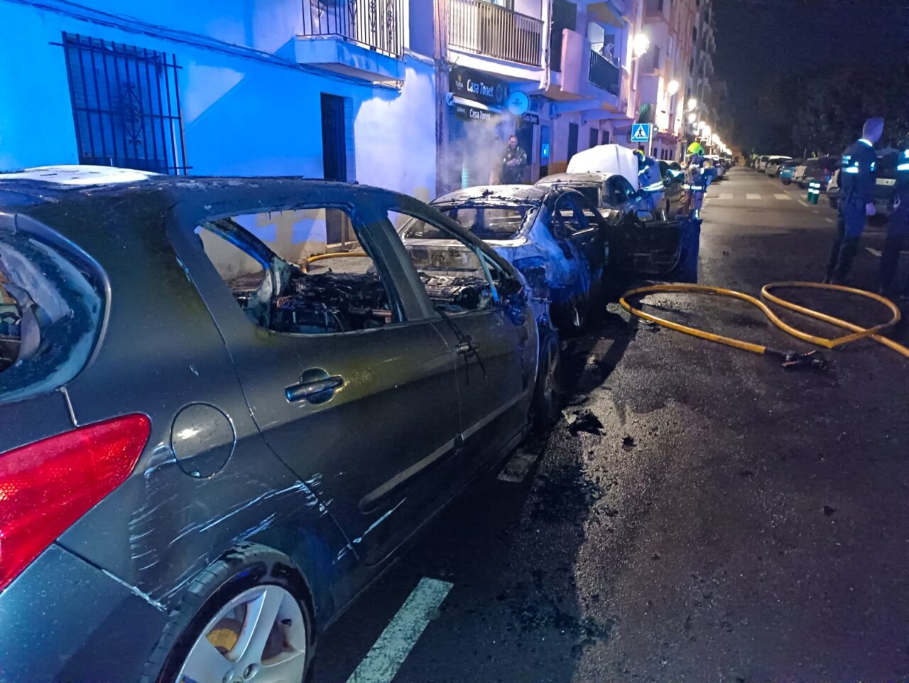 incendio vehículos Alboraya