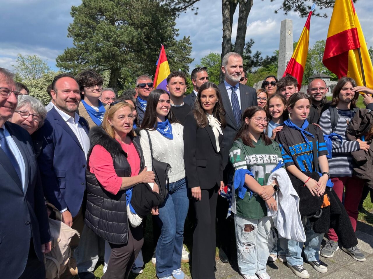 Manises conmemora a los españoles deportados en Mauthausen junto a los Reyes
